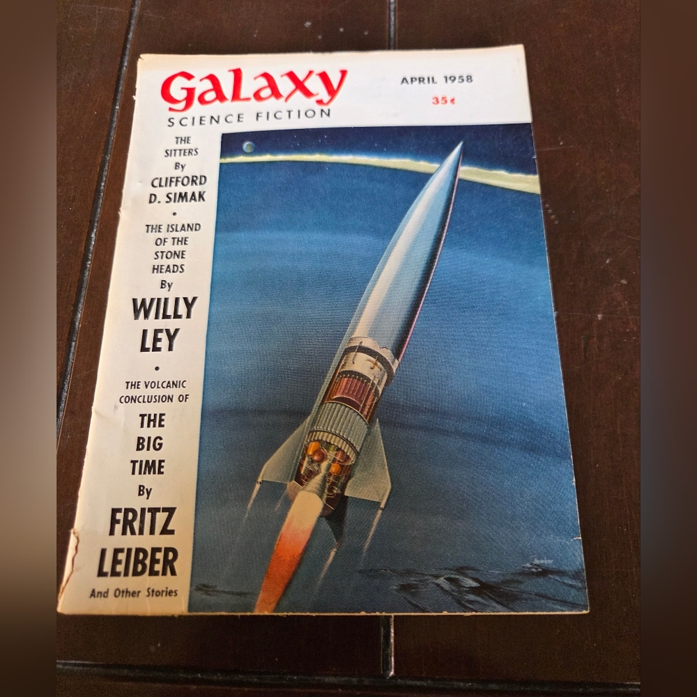 Galaxy Science Fiction Digest Sized Magazine April 1958